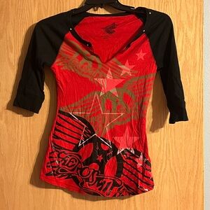 Disney Rockin roller coaster tee sz lg